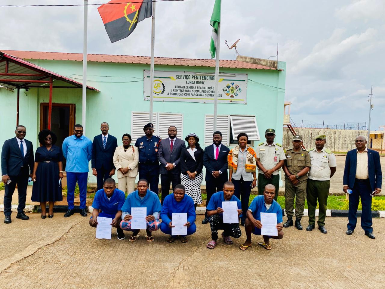 QUATRO RECLUSOS BENEFICIAM DE INDULTO PRESIDENCIAL NA LUNDA NORTE